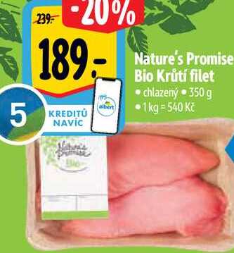   Nature's Promise Bio Krůtí filet 350 g