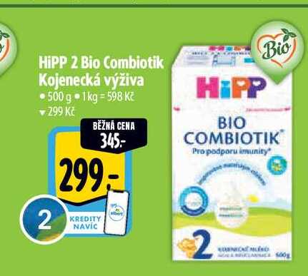 HiPP 2 Bio Combiotik Kojenecká výživa  500 g 