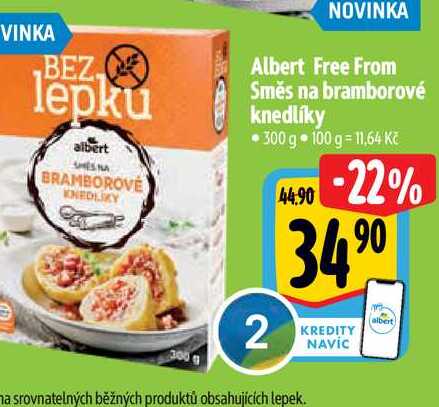   Albert Free From Směs na bramborové knedlíky 300 g 