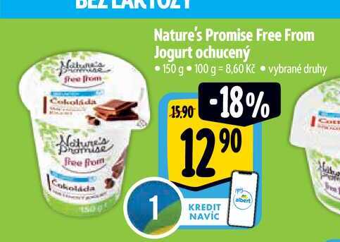 Nature's Promise Free From Jogurt ochucený 150 g 