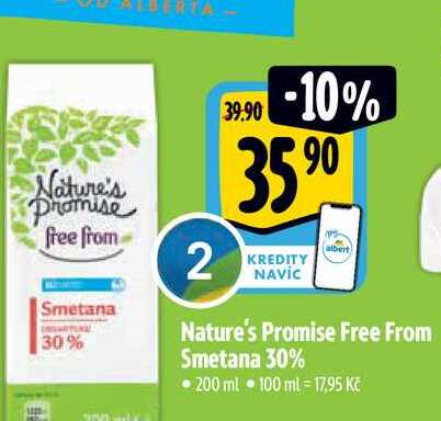 Nature's Promise Free From Smetana 30% 200 ml 