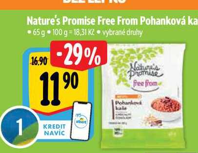 Nature's Promise Free From Pohanková kaše 65 g