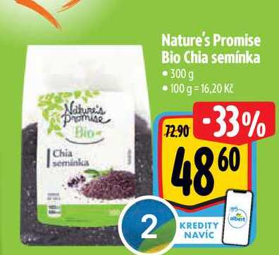 Nature's Promise Bio Chia semínka 300 g