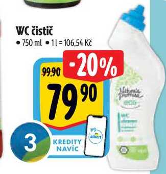 WC čistič 750 ml 