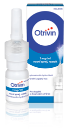 Otrivin Menthol 1 mg/ml nosní sprej, roztok, 10 m