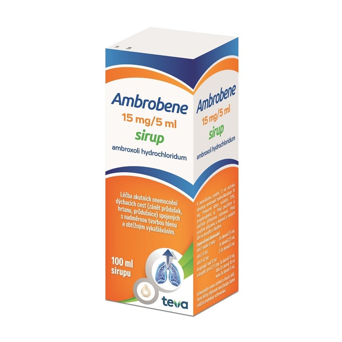 AMBROBENE 15MG/5ML sirup 100ML