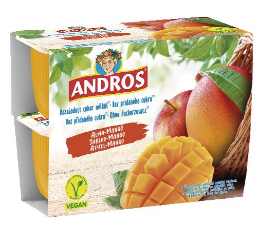 Andros Jablkovo-mangové pyré, 400 g