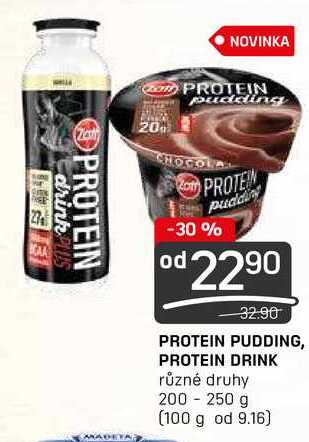 PROTEIN DRINK různé druhy 200 - 250 g 