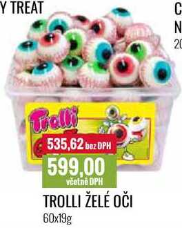 TROLLI ŽELÉ OČI 60x19g 