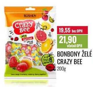 BONBONY ŽELÉ CRAZY BEE 200g 