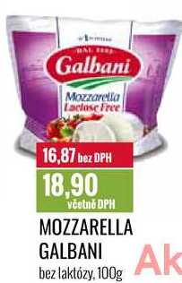 MOZZARELLA GALBANI bez laktózy, 100g 