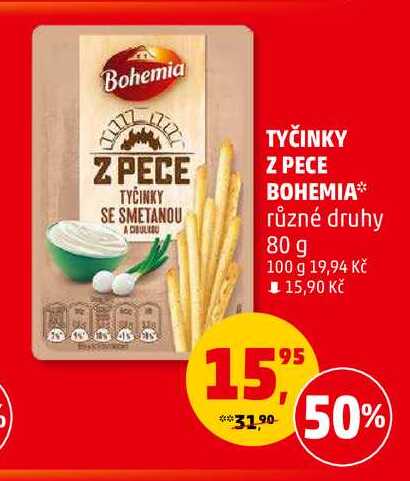 TYČINKY Z PECE ВОНЕМІА různé druhy, 80 g