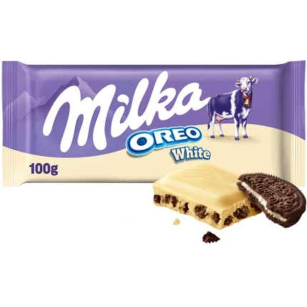 Milka Čokoláda Oreo bílá a sušenky