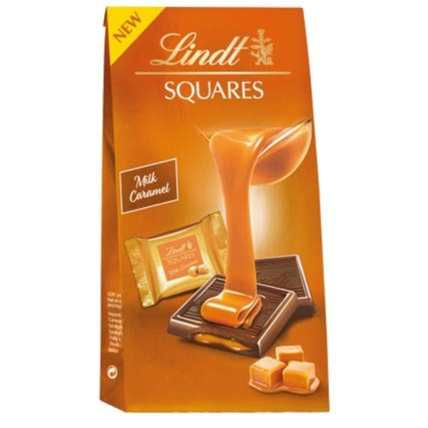 Lindt Squares Bag mléčný karamel