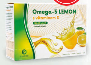 OMEGA 3 LEMON RYBÍ OLEJ S VIT. D