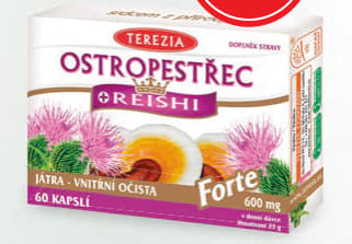 TEREZIA OSTROPESTŘEC + REISHI FORTE