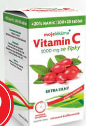 MOJE LÉKÁRNA VITAMIN C SE ŠÍPKY 1000 MG