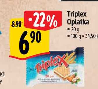   Triplex Oplatka  20 g  