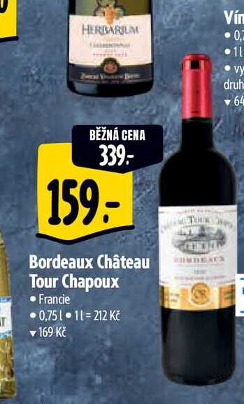   Bordeaux Château Tour Chapoux  0,75 l