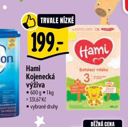   Hami Kojenecká výživa • 600g 