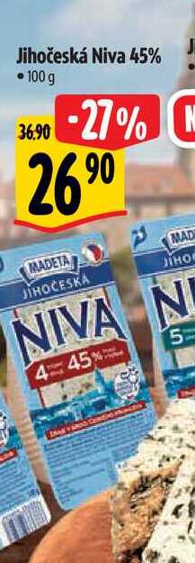 Jihočeská Niva 45% •100g 