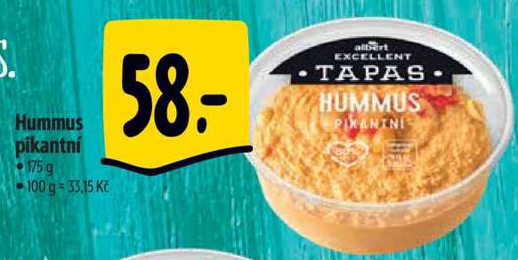 Hummus pikantní, 175 g 