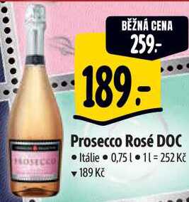 Prosecco Rosé DOC, 0,75 l