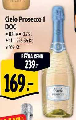 Cielo Prosecco 1 DOC, 0,75 l