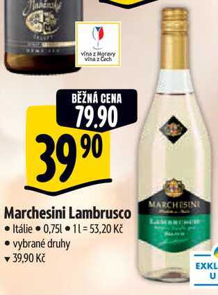 Marchesini Lambrusco, 0,75 l