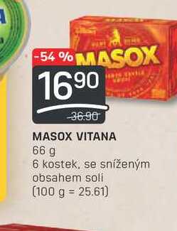 MASOX VITANA 66 g 6 kostek