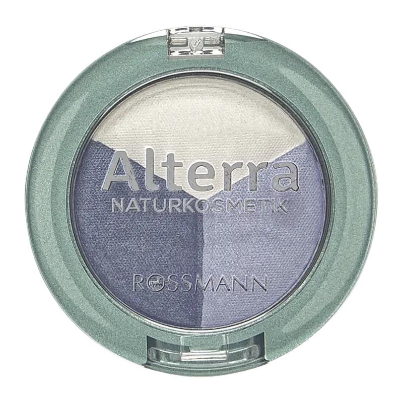 Alterra Naturkosmetik Oční stíny Trio 04 Blue Water, 1 ks