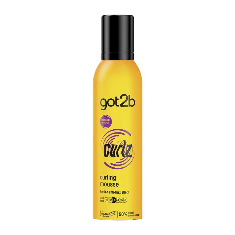 Got2b Pěnové tužidlo Curlz Curling, 250 ml