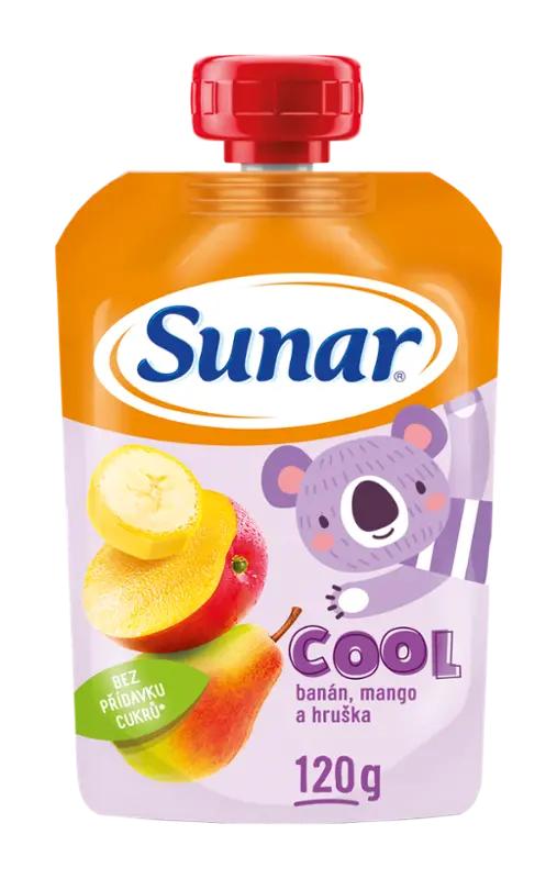 Sunar Ovocná kapsička Cool hruška, mango a banán, 120 g