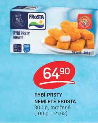 RYBÍ PRSTY NEMLETÉ FROSTA 300 g, mražené 