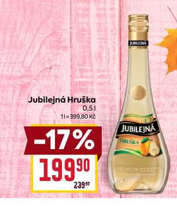 Jubilejná Hruška 0,5l