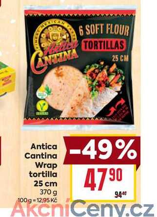 Antica Cantina Wrap tortilla 25 cm 370 g