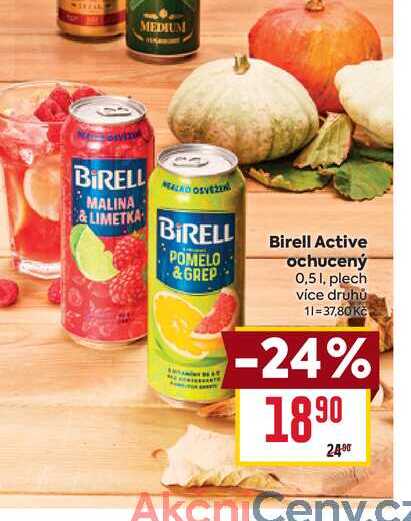 Birell Active ochucený 0,5l,plech 