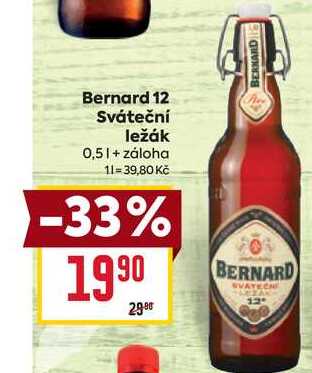 Bernard 12 Sváteční ležák 0,5l