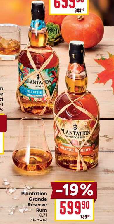 Plantation Grande Réserve Rum 0,7l