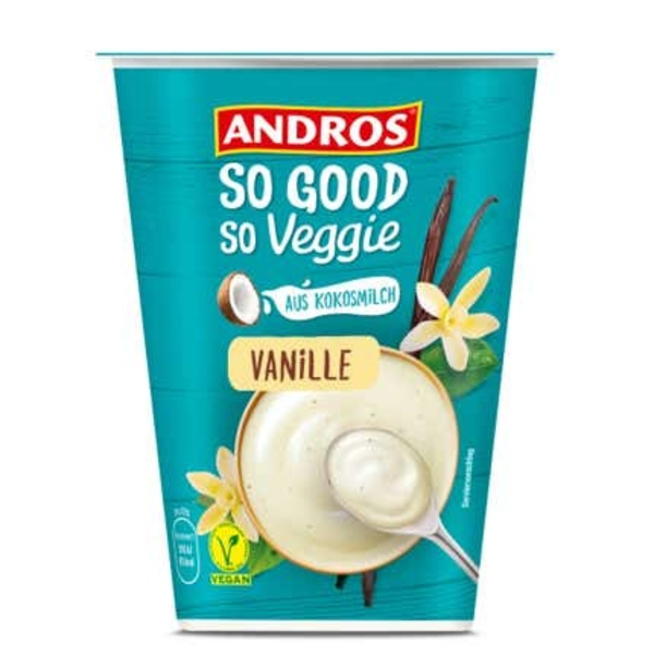 Andros Veganský fermentovaný dezert vanilka