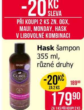 Hask šampon 355 ml, různé druhy 