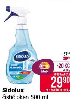 Sidolux čistič oken 500 ml 