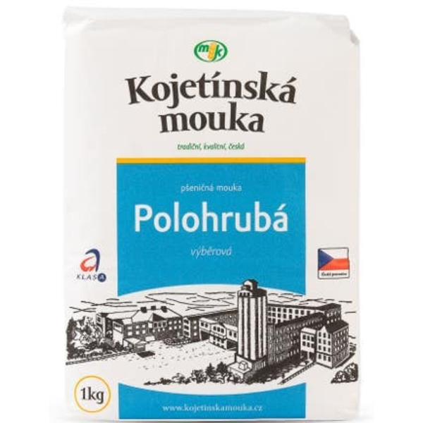 Kojetínská mouka Pšeničná mouka polohrubá