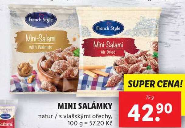 MINI SALÁMKY, 75 g