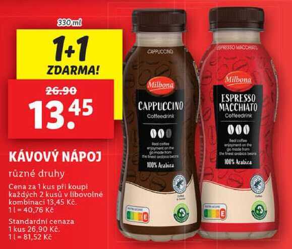 Kávový nápoj, 330 ml