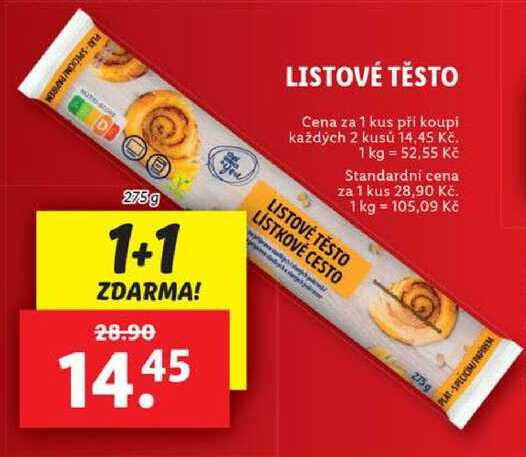 LISTOVÉ TĚSTO, 275 g