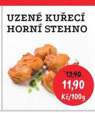 UZENÉ KUŘECÍ HORNÍ STEHNO 100g 