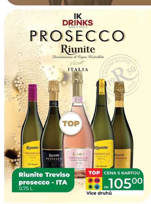 Riunite Treviso prosecco - ITA 0,75 L 