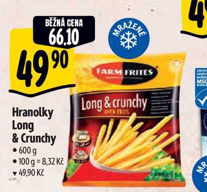 Hranolky Long & Crunchy, 600 g 