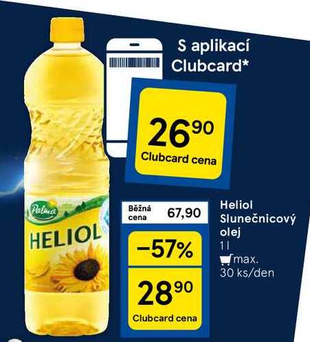 Heliol Slunečnicový olej, 1 l 